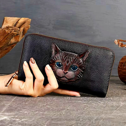 Whiskers Leather Wallet