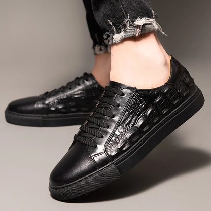 Blake Croc Leather Sneakers