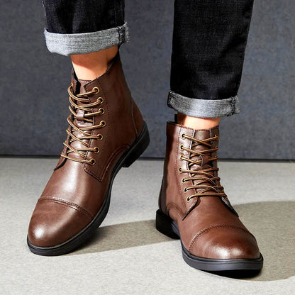 Bryson Full-Grain Leather Boots