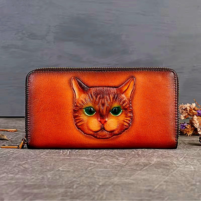 Whiskers Leather Wallet