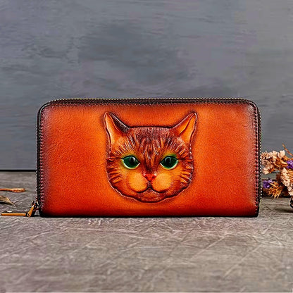 Whiskers Leather Wallet