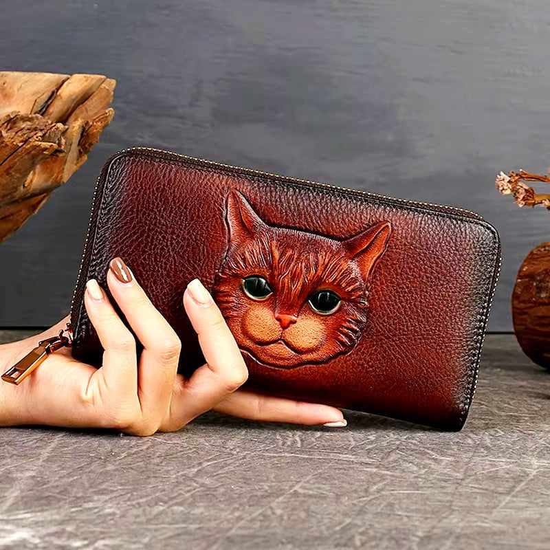 Whiskers Leather Wallet