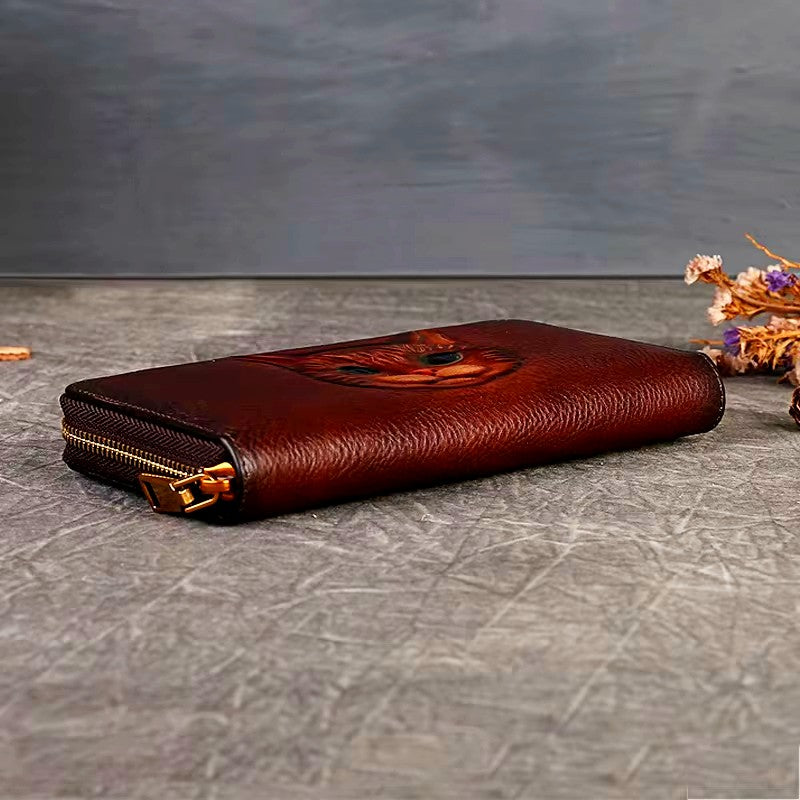 Whiskers Leather Wallet