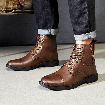 Bryson Full-Grain Leather Boots