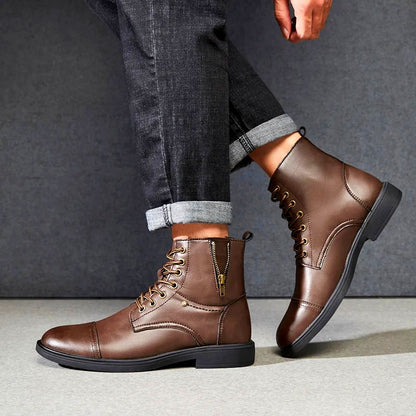 Bryson Full-Grain Leather Boots